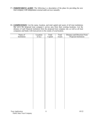 Application for Proposed State Trust Company - Arkansas, Page 11