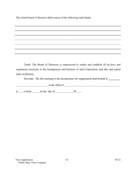 Application for Proposed State Trust Company - Arkansas, Page 18