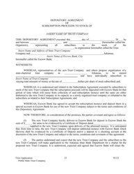Application for Proposed State Trust Company - Arkansas, Page 23