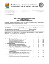 Document preview: Safety & Health Achievement Recognition Program Application - Arizona