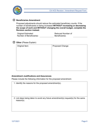Ca Hcd Revision/Amendment Request Form - California, Page 6