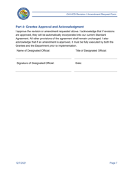 Ca Hcd Revision/Amendment Request Form - California, Page 7
