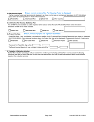 Instructions for Form HUD-935.2A Affirmative Fair Housing Marketing Plan (Afhmp) - Multifamily Housing - California, Page 3