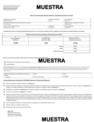 Formulario CDF-005E Remesa De Evaluacion Mensual Para La Prevencion De Plagas Y Enfermedades De Los Citricos - California (Spanish), Page 2