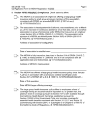 Form SB326 (SB718:2) Application Form for Multiple Employer Welfare Arrangement (Mewa) Registration - California, Page 5