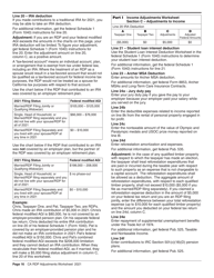 Form FTB737 California Rdp Adjustments Worksheet - Recalculated Federal Adjusted Gross Income - California, Page 16