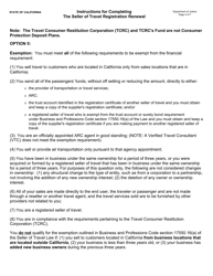 Instructions for Form JUS8770 Seller of Travel Renewal Registration - California, Page 4