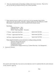 Despp Internship Forensic Lab Application - Connecticut, Page 7
