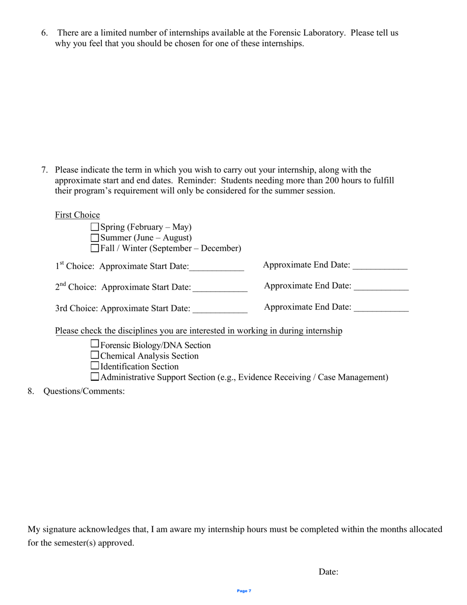 Connecticut Despp Internship Forensic Lab Application - Fill Out, Sign ...