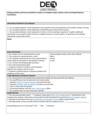 Rapid Response - Employer Research &amp; Initial Contact Form - Florida, Page 2