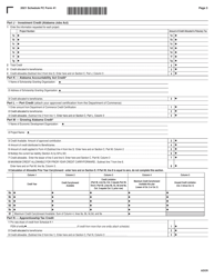 Form 41 Schedule FC Fiduciary Credits - Alabama, Page 3