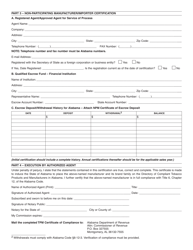 Form TOB: TPM CERT Tobacco Product Manufacturer Certificate of Compliance (Including Importers) - Alabama, Page 2