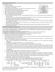 Form FDACS-16020 Application for Class &quot;k&quot; Firearms Instructor License - Florida, Page 6