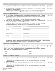 Form FDACS-16020 Application for Class &quot;k&quot; Firearms Instructor License - Florida, Page 9