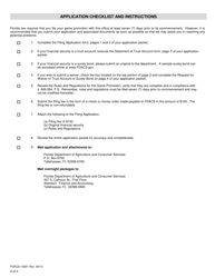 Form FDACS-10951 Game Promotion Filing Application - Florida, Page 3