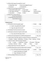 Form FDACS-01951 School Nutrition Programs Application - Florida, Page 9