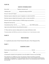 Notification of a Norm Facility Form Regarding General Licensure - Arkansas, Page 3