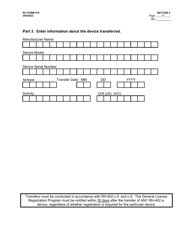 RC Form 510 Registration of Generally Licensed Devices - Arkansas, Page 8