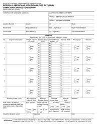 Form CEM-5773SW &quot;Sidewalk Americans With Disabilities Act (Ada) Compliance Inspection Report&quot; - California, Page 2
