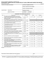 Form CEM-5773PW &quot;Passageway Americans With Disabilities Act (Ada) Compliance Inspection Report&quot; - California, Page 6