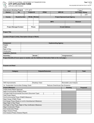 Form LAPG25-U Active Transportation Program Application Form - California, Page 11