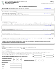 Form LAPG25-U Active Transportation Program Application Form - California, Page 4
