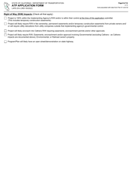 Form LAPG25-U Active Transportation Program Application Form - California, Page 8