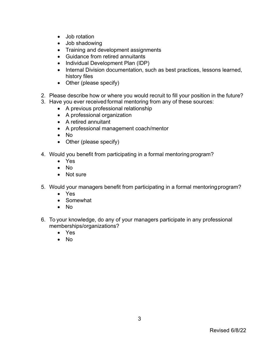 Competency Identification Survey - California, Page 3