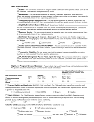 3rd Party - System User Access Request - Colorado, Page 4