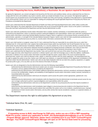 3rd Party - System User Access Request - Colorado, Page 7