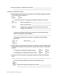 Form P-1 Self-insurer&#039;s Profile and Financial Summary Report - California, Page 4