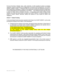 Agreement Between Client Agency and the Department of Management Services - Florida, Page 6