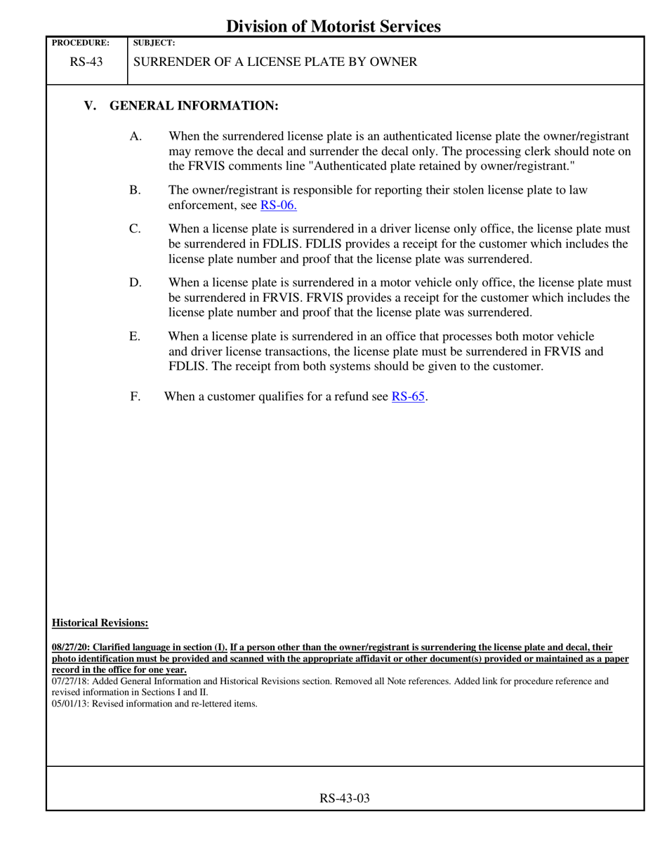 form-rs-43-download-printable-pdf-or-fill-online-surrender-of-a-license
