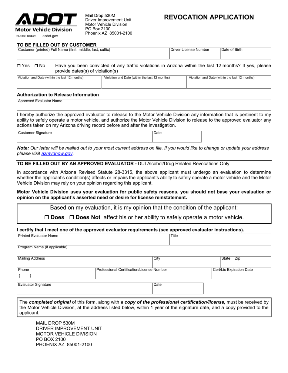 Form 99-0139 - Fill Out, Sign Online and Download Printable PDF ...