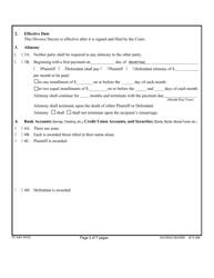 Form 3F-P-268 Proposed Divorce Decree Without Minor and/or Dependent Child(Ren) - Hawaii, Page 3