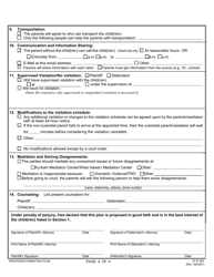 Form 3F-P-363 Proposed Parenting Plan - Hawaii, Page 4
