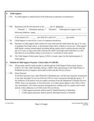 Form 3F-P-260 Proposed Divorce Decree With Minor and/or Dependent Child(Ren) - Hawaii, Page 5