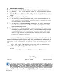 Form 1F-P-2039 Complaint for Divorce; Automatic Restraining Order; Summons to Answer Complaint - Hawaii, Page 3
