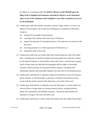 Form 1F-P-2039 Complaint for Divorce; Automatic Restraining Order; Summons to Answer Complaint - Hawaii, Page 5