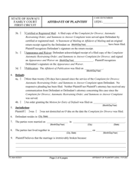 Form 1F-P-333 Affidavit of Plaintiff - Hawaii, Page 2