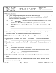 Form 1F-P-333 Affidavit of Plaintiff - Hawaii, Page 3