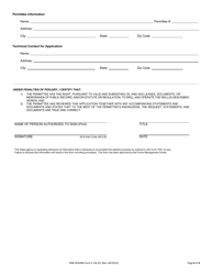 DNR OOGRM Form OG-03 Permit Application to Drill, Deepen, or Convert to a Class II Injection Well - Illinois, Page 4
