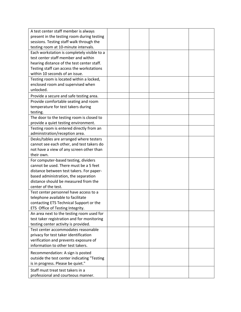 Indiana Hse Testing Center Application Form - Indiana, Page 4