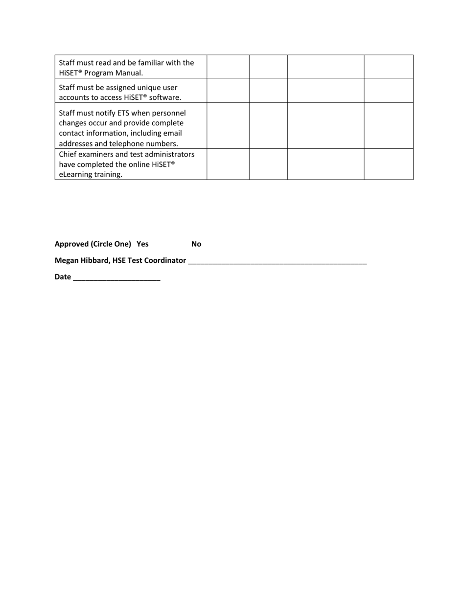 Indiana Hse Testing Center Application Form - Indiana, Page 5