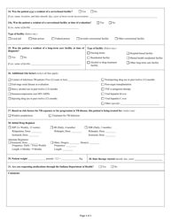 State Form 49894 Report of Latent Tuberculosis Infection (Ltbi) - Indiana, Page 3