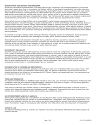 Form PLA2123 Statewide Travel Demand Model Data Sharing Agreement - Illinois, Page 2