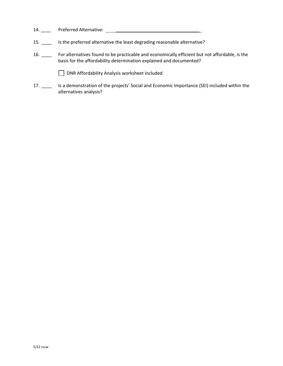Exhibit 9A Preliminary Review of Antidegradation Alternatives Analysis - Iowa, Page 3
