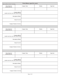 State Form 53687 Indiana Junketeer Certificate of Registration Application - Indiana, Page 2