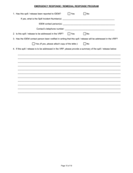 State Form 47271 Voluntary Remediation Program Application - Indiana, Page 10