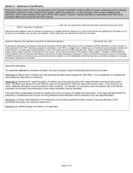 State Form 47271 Voluntary Remediation Program Application - Indiana, Page 5